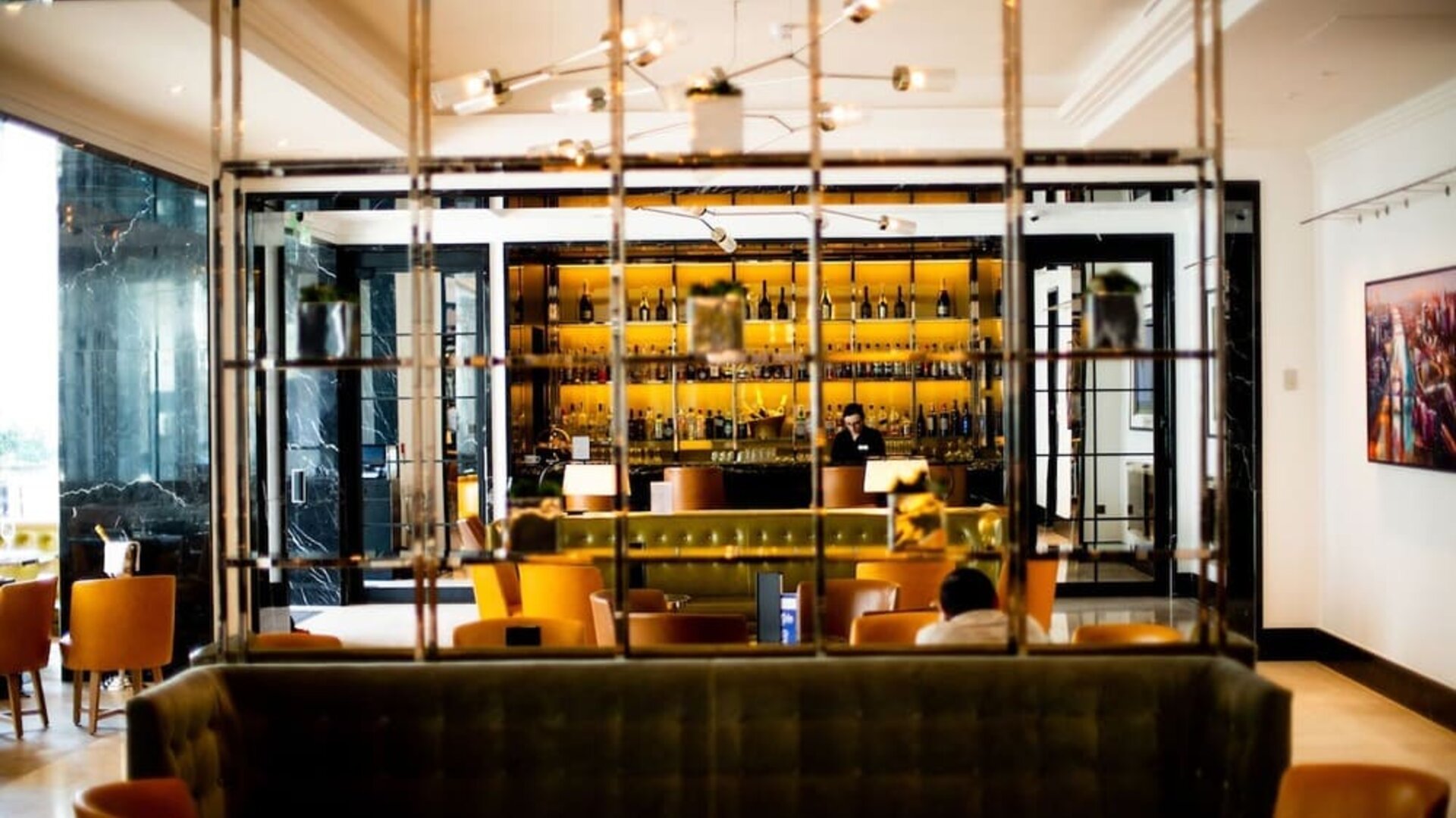 Lobby lounge at Blakemore Hyde Park Hotel.