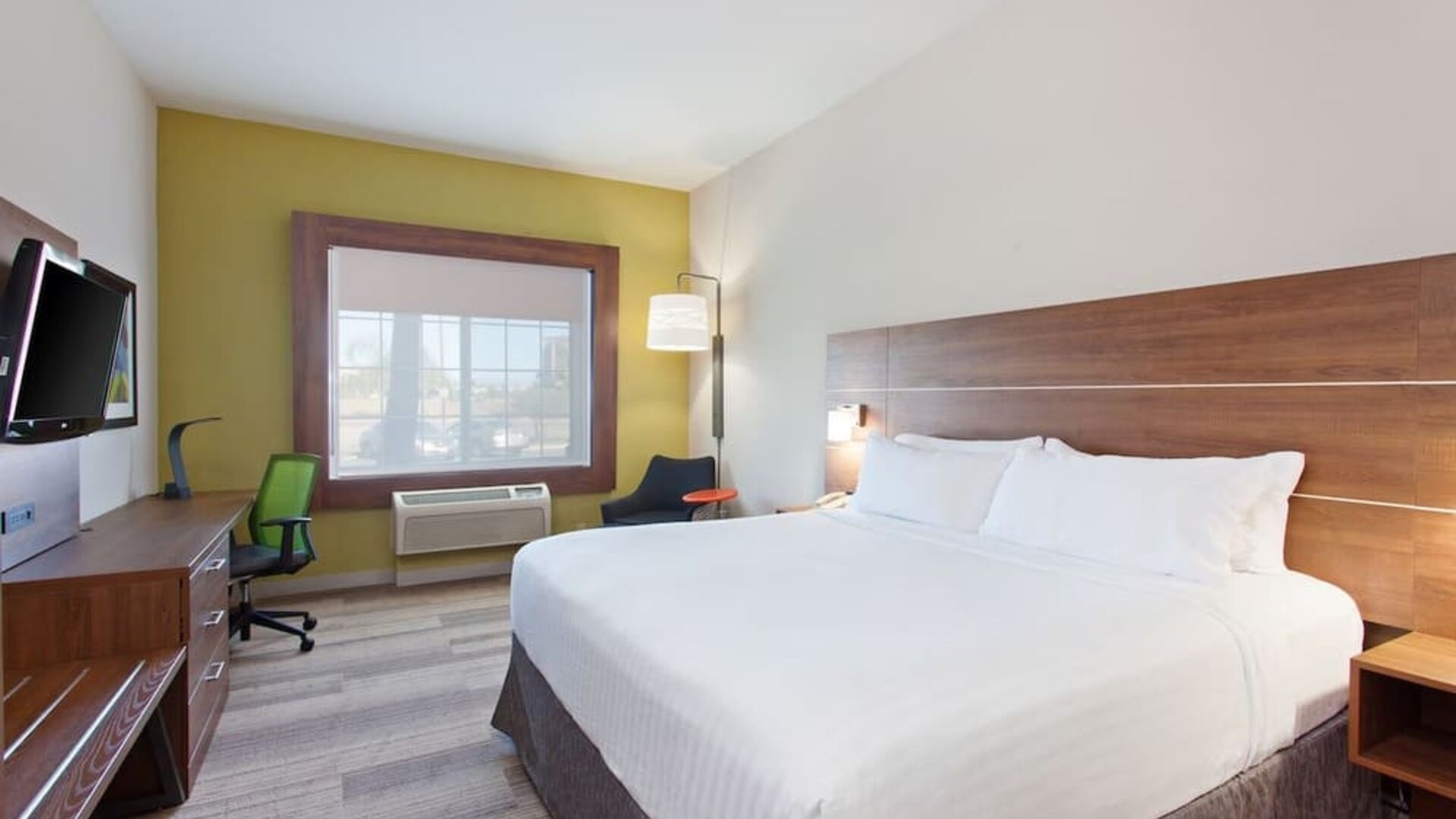 Day use room with work desk at Holiday Inn Express & Suites Corona.