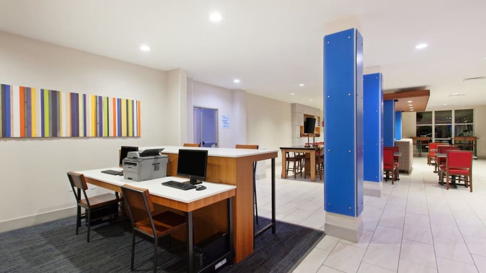 Business center available at Holiday Inn Express & Suites Corona.