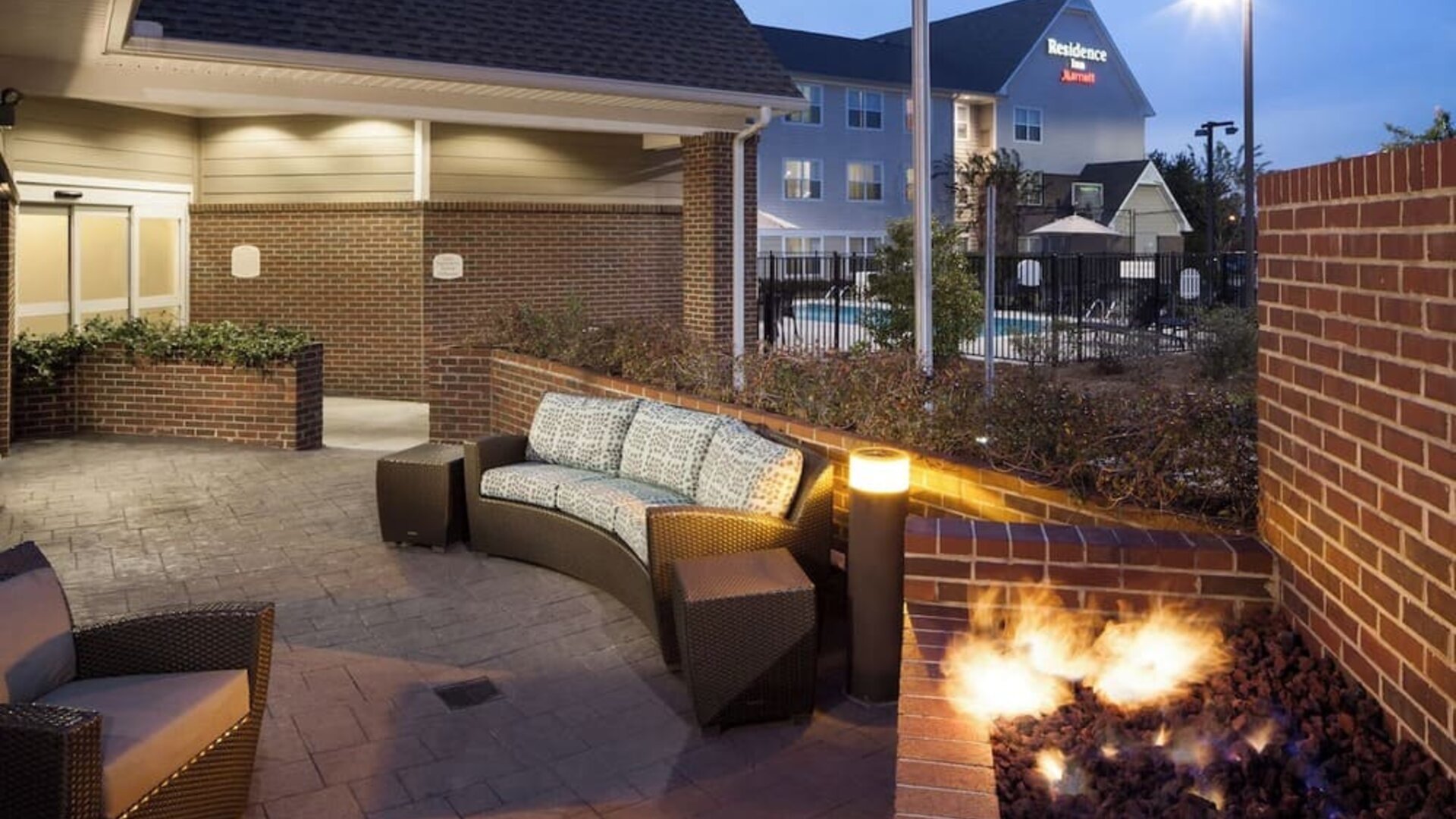 Firepit available at Residence Inn By Marriott Hattiesburg.
