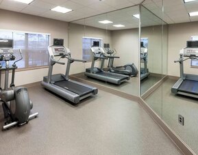 Fitness center at Residence Inn By Marriott Hattiesburg.