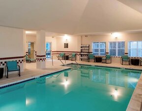 Refreshing indoor pool at Residence Inn By Marriott Bentonville Rogers.