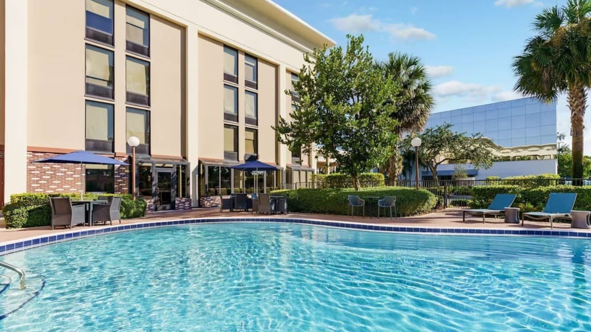 Refreshing outdoor pool at Hampton Inn By Hilton Fort Lauderdale-Cypress Creek.