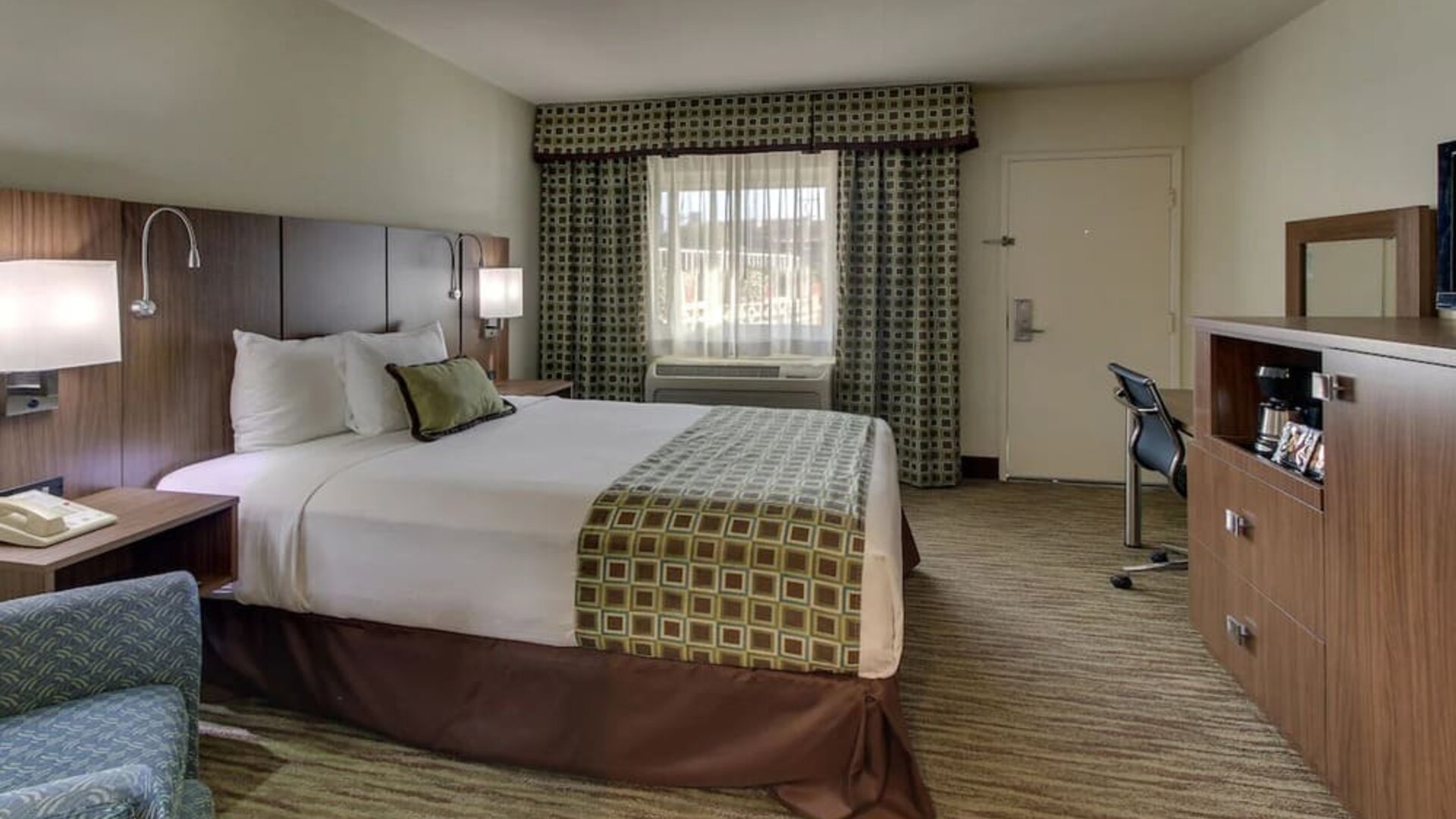 Day use room with work desk at The Stevenson Monterey.