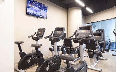 Fitness center available at Alohilani Resort Waikiki Beach.