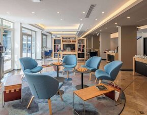 Lounge seating at DoubleTree By Hilton Paris Bougival.