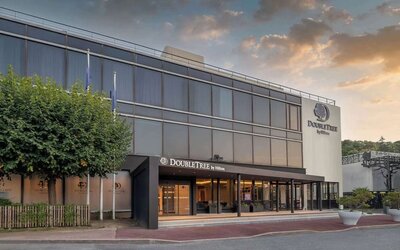 Hotel parking available at DoubleTree By Hilton Paris Bougival.