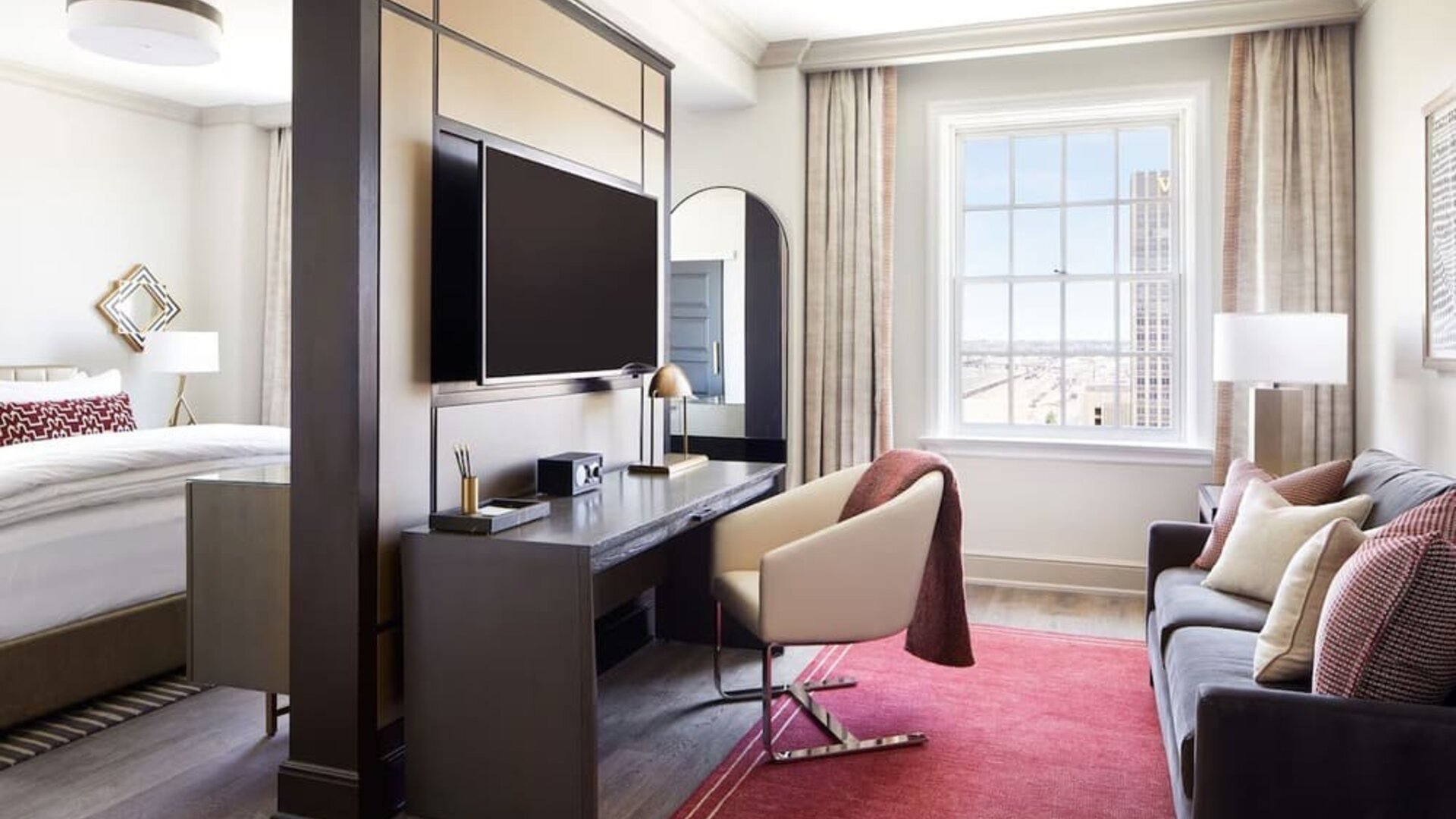 Day use room with living area at The Plaza Pioneer Park, El Paso.