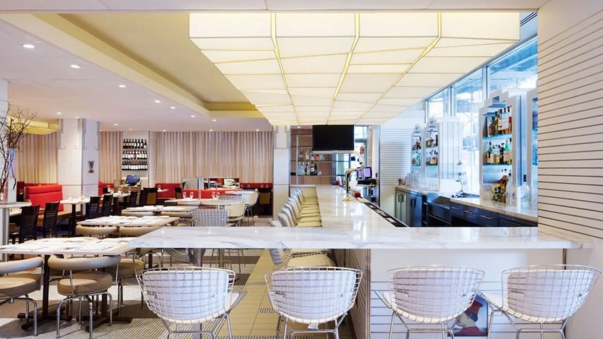 Hotel bar at The New Yorker Hotel, A Wyndham Hotel.