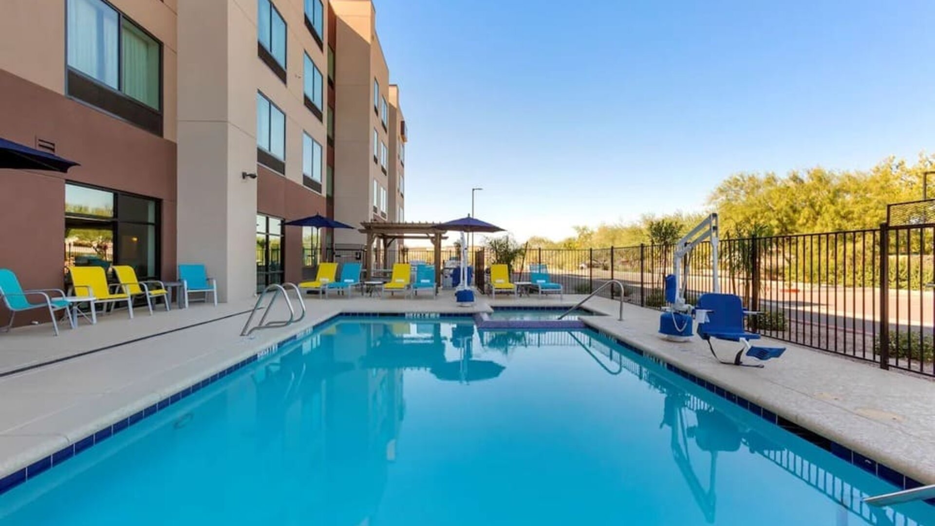Refreshing outdoor pool at Best Western Plus Executive Residency Phoenix North Happy Valley.