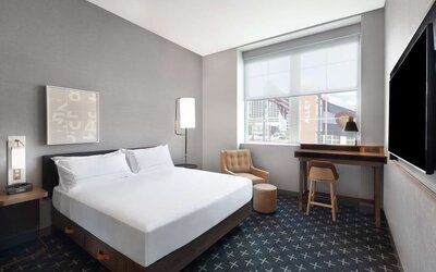 Day use room with work desk at The Slate Denver, Tapestry Collection By Hilton.