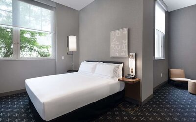 Day use room with natural light at The Slate Denver, Tapestry Collection By Hilton.