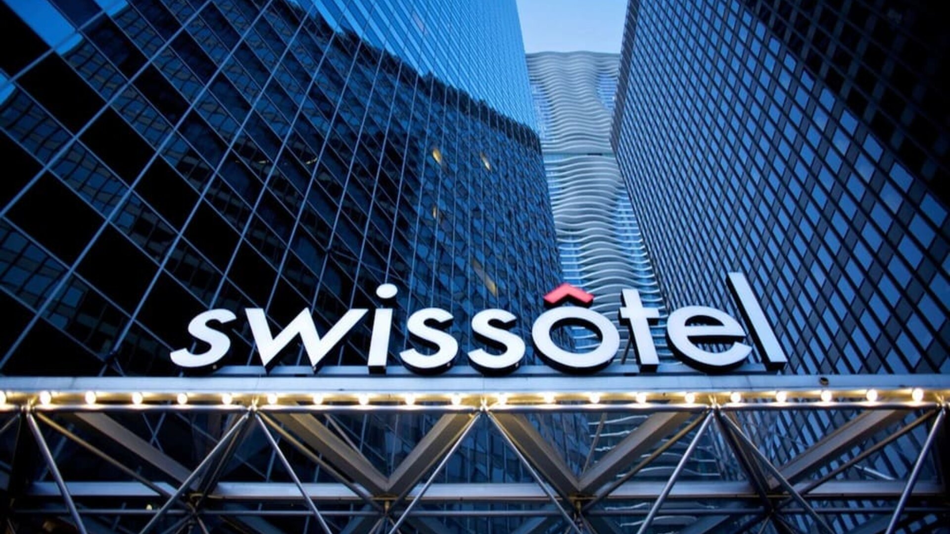 Hotel exterior at Swissotel Chicago.
