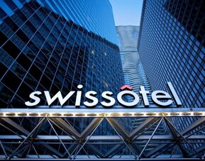 Hotel exterior at Swissotel Chicago.