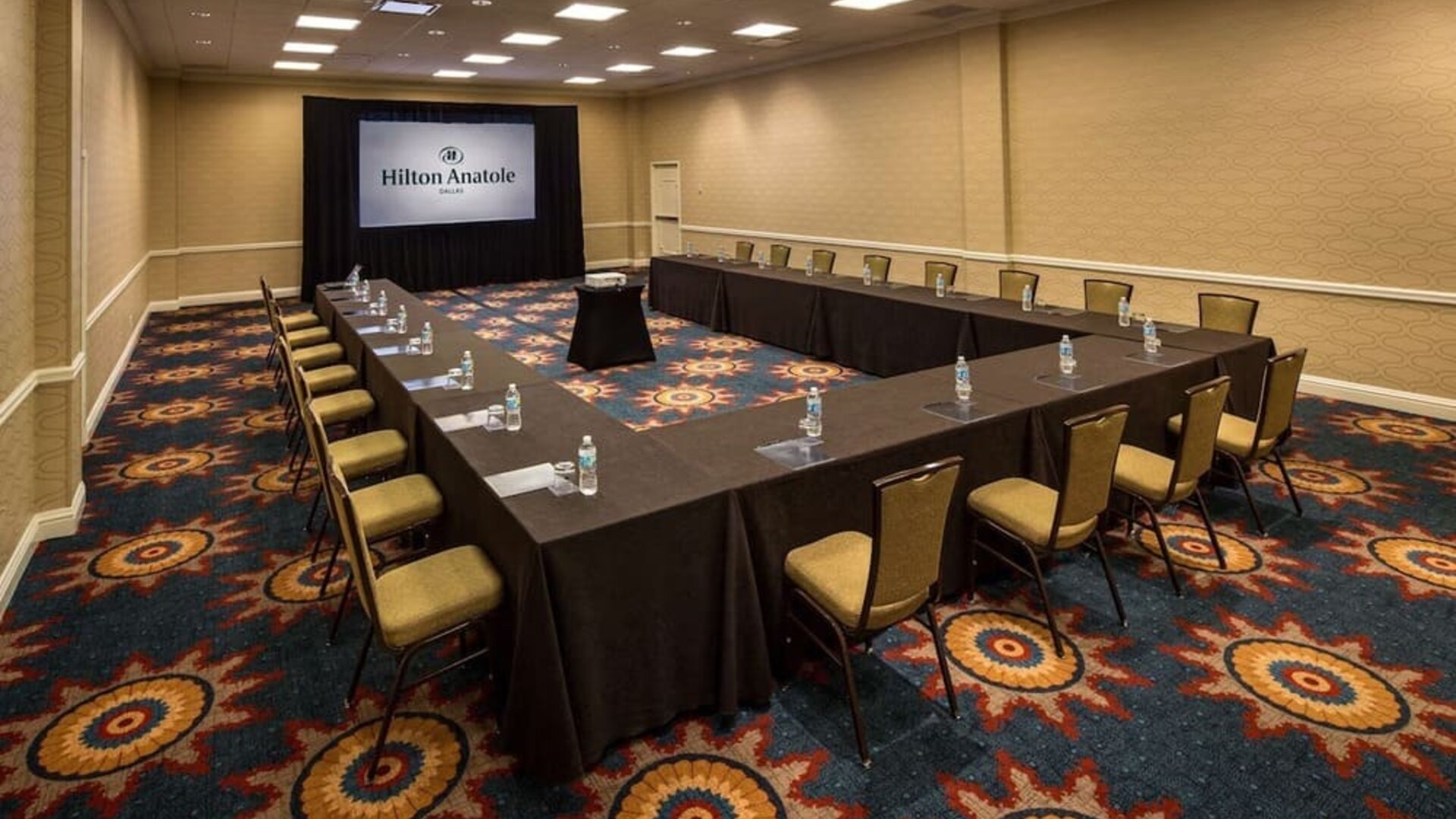 Meeting room at Hilton Anatole.