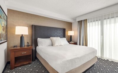 Day use room with natural light at Embassy Suites By Hilton Los Angeles International Airport South.