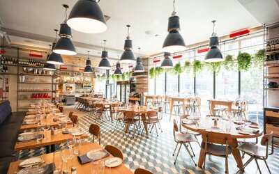 Dining area at Arlo SoHo.