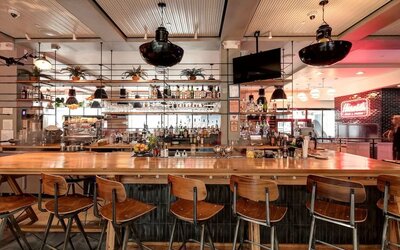 On-site bar at Arlo SoHo.