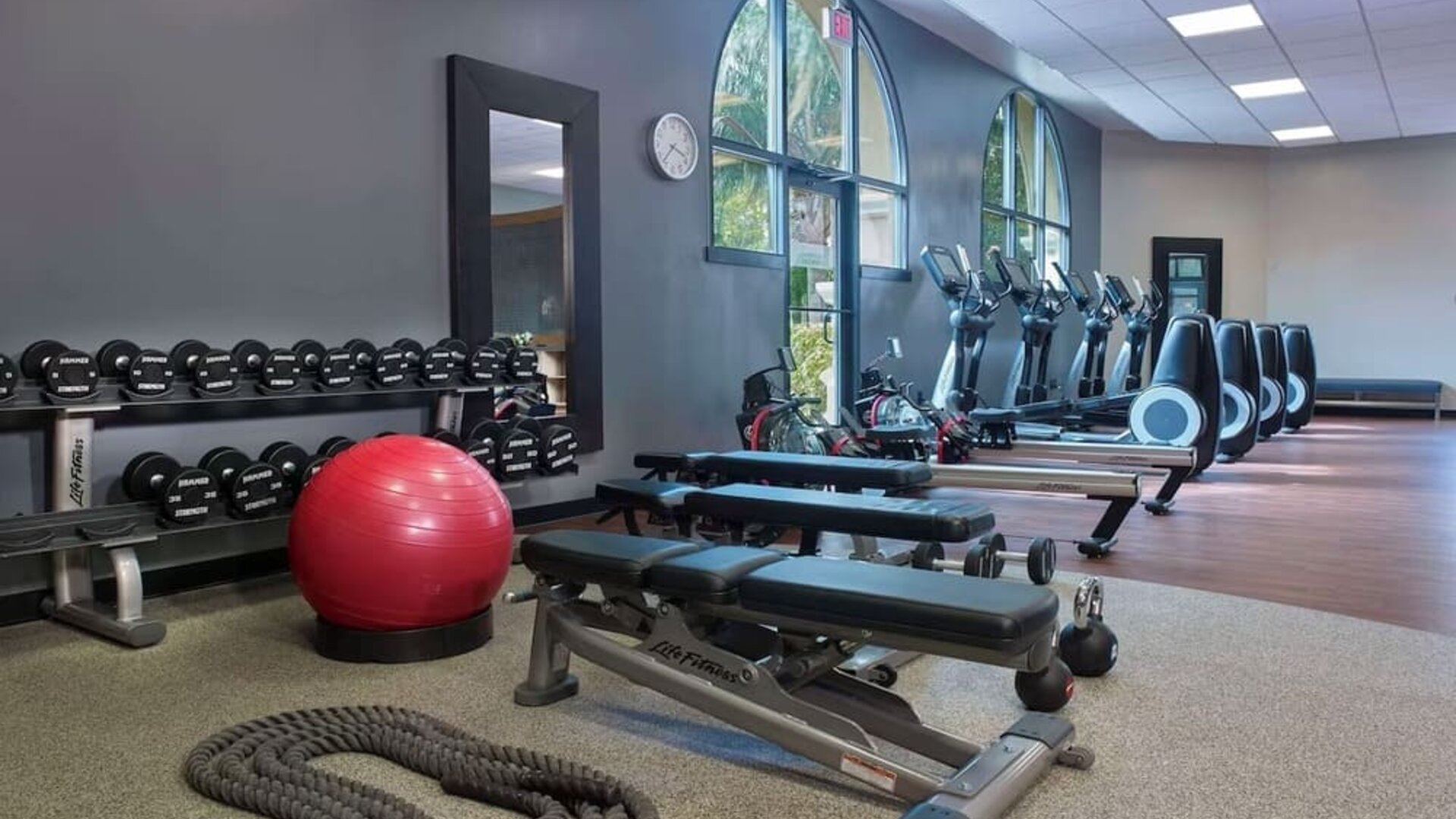 Fitness center at DoubleTree By Hilton Orlando At SeaWorld.