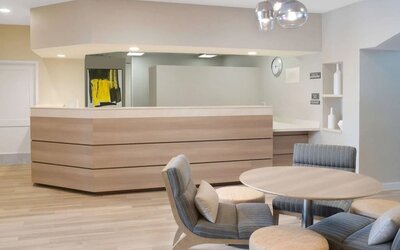 Reception at Sonesta ES Suites Fort Worth Fossil Creek.