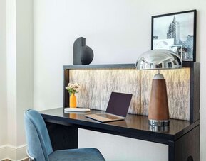 Day room's work desk at The Benjamin Royal Sonesta New York.
