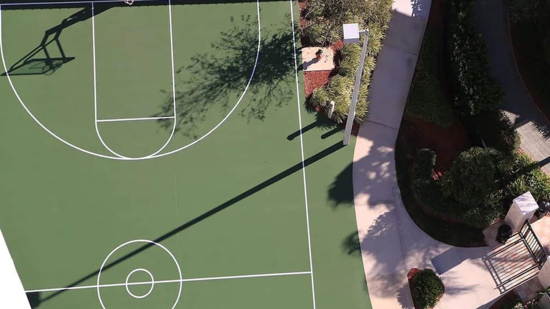 Basketball court at Hilton Orlando.