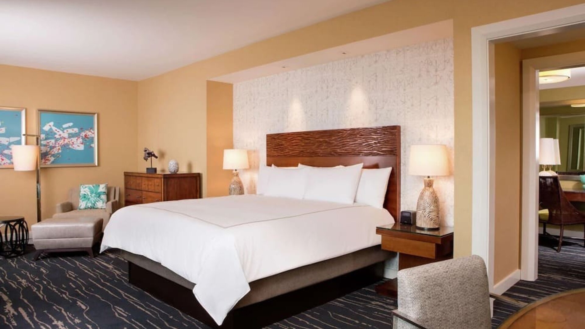 Spacious day use room at Hilton Orlando.