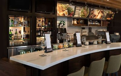 Hotel bar at Sonesta Select Pleasant Hill.