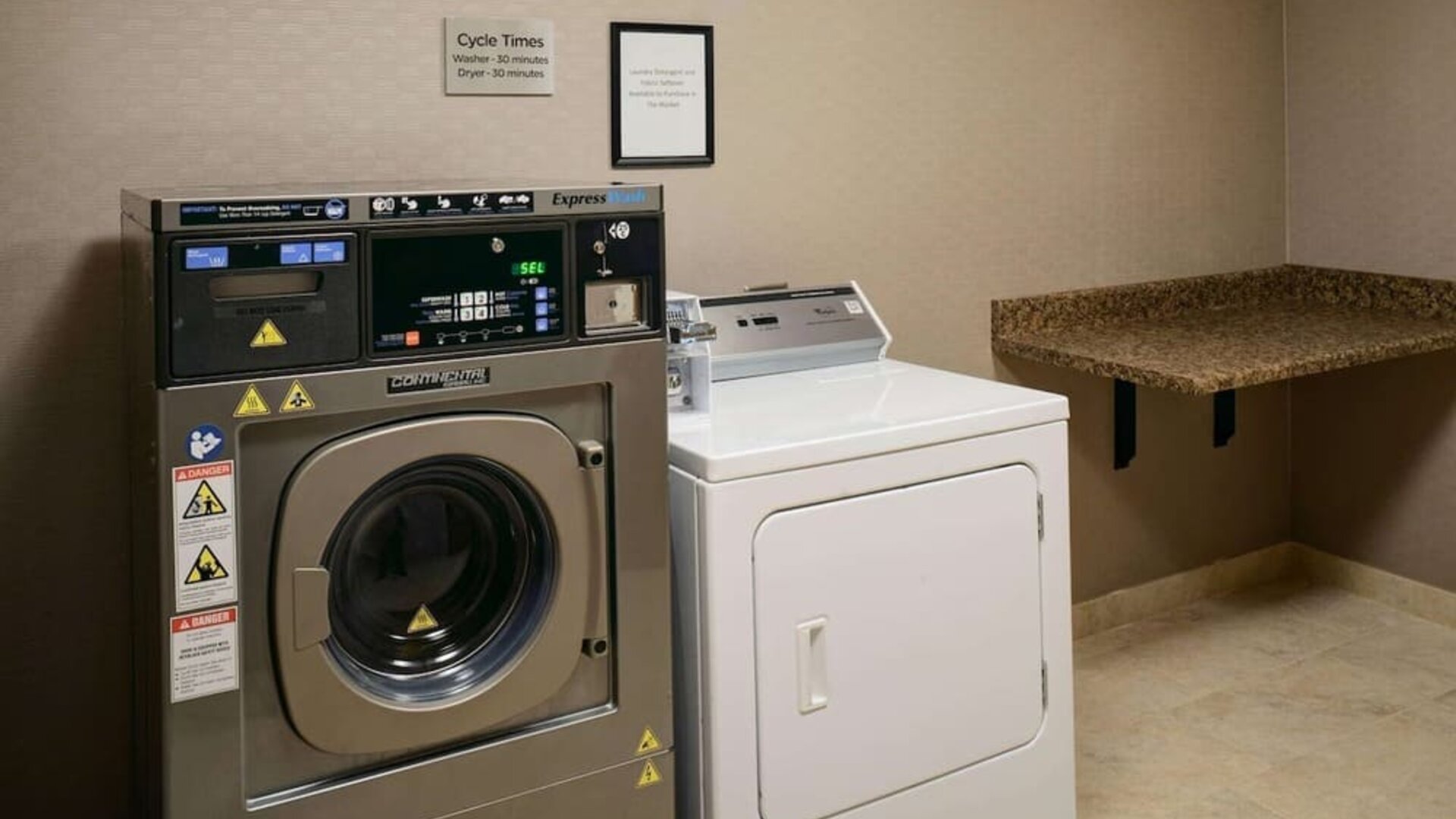 Laundry service at Sonesta Select Kansas City South Overland Park.