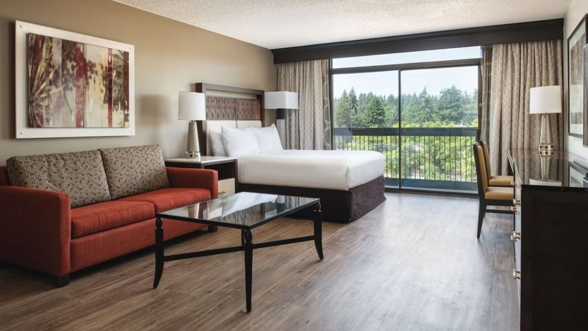 Day use room with natural light at Hilton Bellevue.