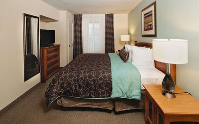 Standard day use room at Sonesta ES Suites Dallas Las Colinas.