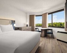 Bright and spacious day use room at Sonesta White Plains Downtown.