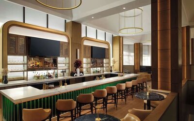 On site bar at Sonesta White Plains Downtown.