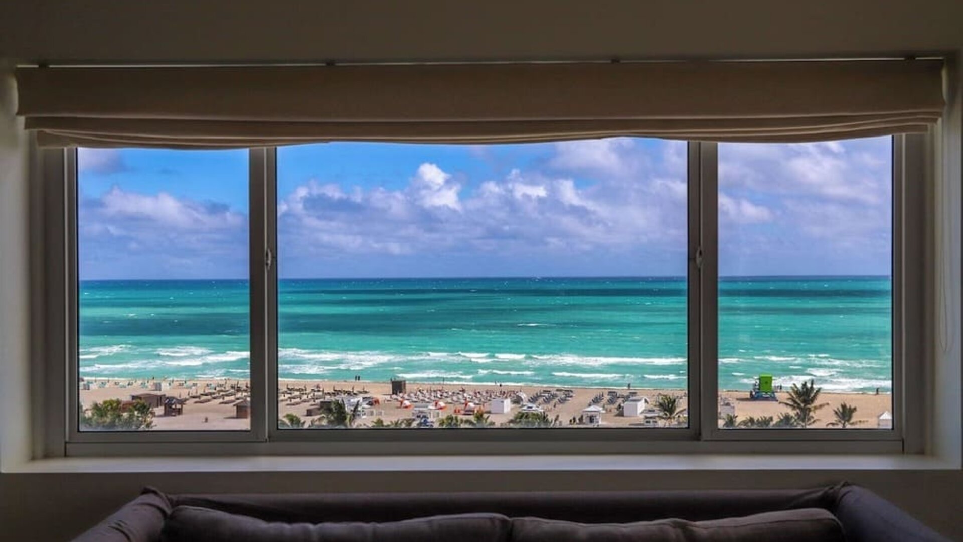 View from room at Nautilus Sonesta Miami Beach.