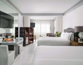 Day use twin room at Nautilus Sonesta Miami Beach.