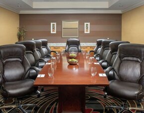 Professional meeting room at Embassy Suites By Hilton Birmingham.