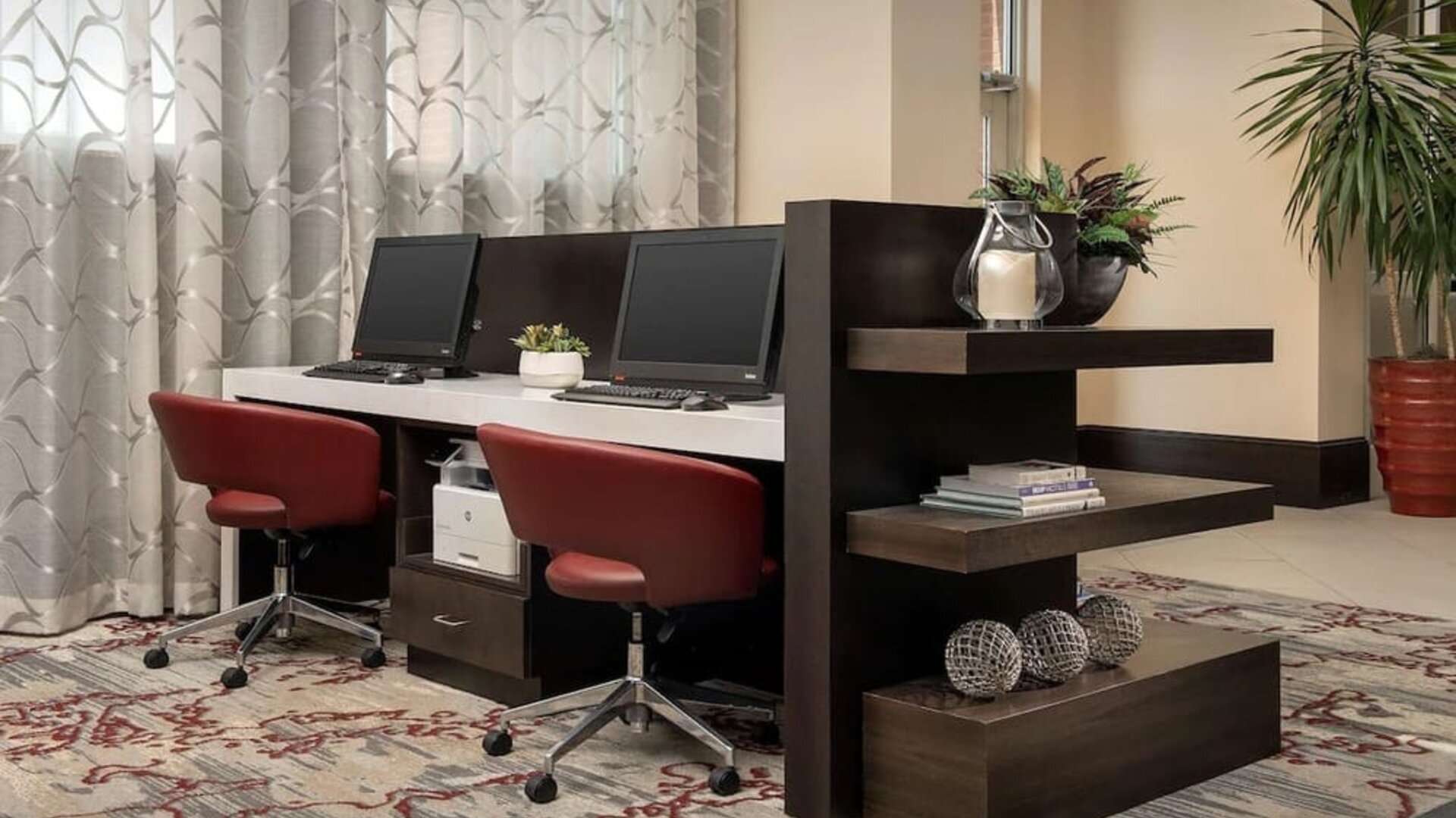 Business center available at Embassy Suites By Hilton Birmingham.