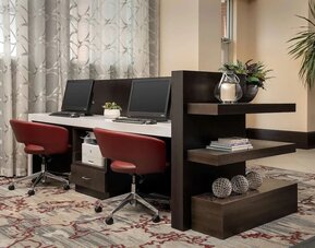 Business center available at Embassy Suites By Hilton Birmingham.