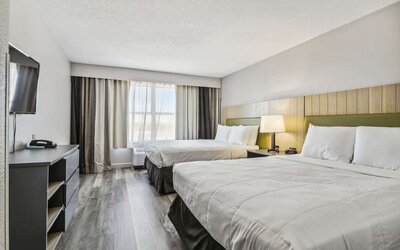 Day use twin room at Country Inn & Suites By Radisson, Chicago O'Hare South.