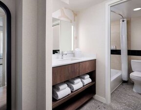 Private guest bathroom at Sonesta ES Suites Chicago Downtown Magnificent Mile - Medical.