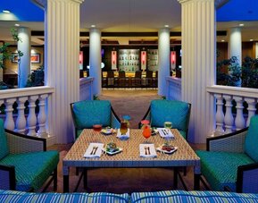 Hotel bar and lounge area at Royal Sonesta Kaua'i Resort Lihue.