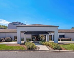 Entrance at Sonesta Select Charlotte University Research Park.