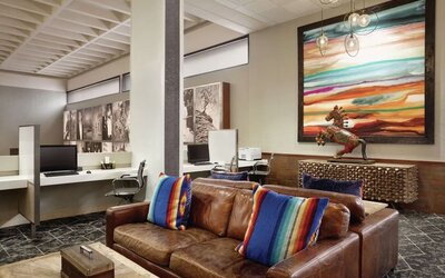 Business center available at DoubleTree By Hilton Albuquerque.