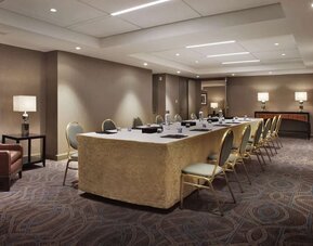 Spacious meeting room at Palmer House A Hilton Hotel.