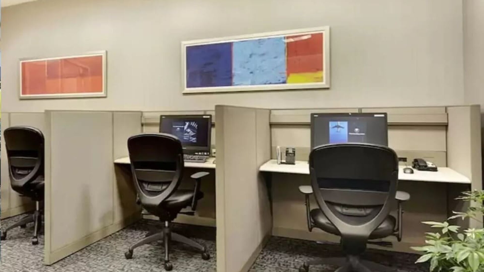 Business center available at New York Hilton Midtown.