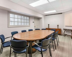 Professional meeting room at Sonesta ES Suites Dulles Airport.