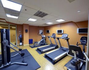 Fitness center at Beacon Hotel.