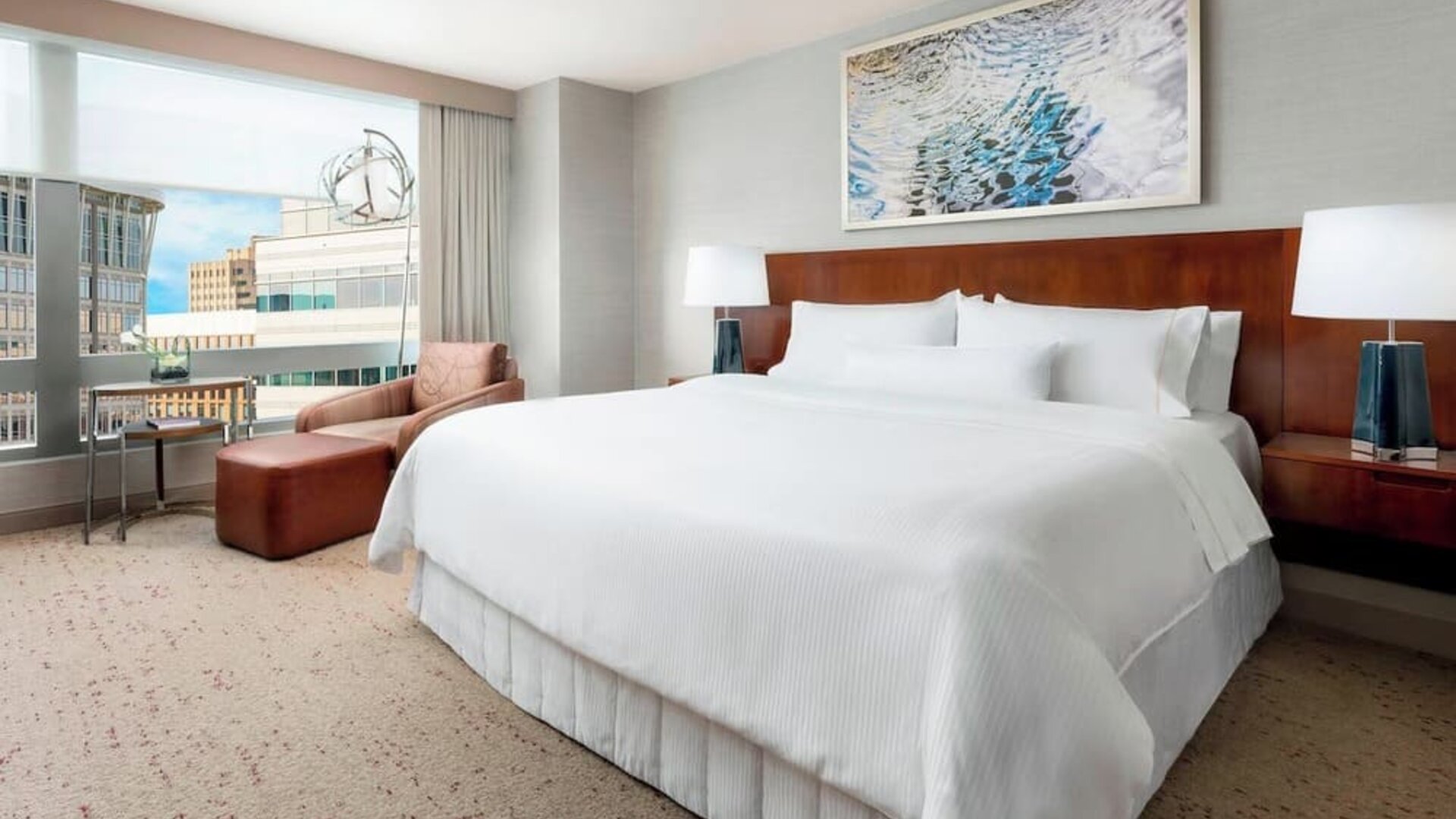 Day use room with natural light at The Westin Arlington Gateway.