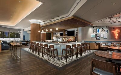 Hotel bar at The Westin Arlington Gateway.