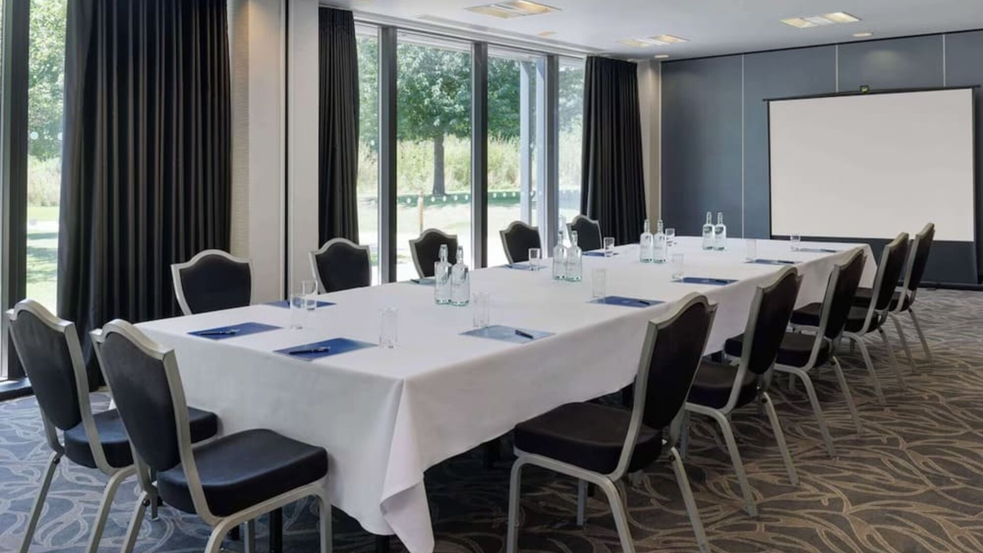 Meeting room at Hilton London Syon Park.